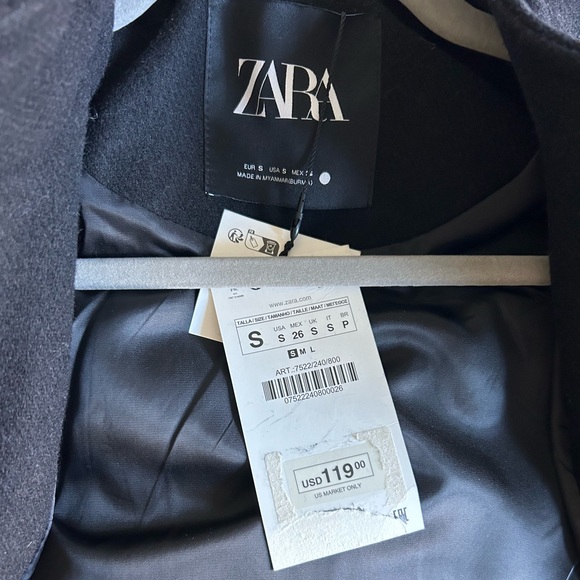 Zara Women's Black Jacket - Picture 8 of 8